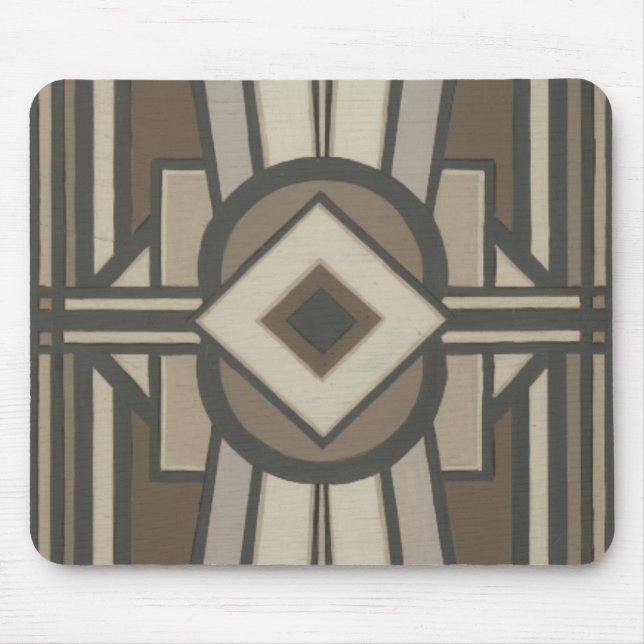 Neutral Deco Panel II Mouse Pad (Front)