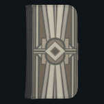 Neutral Deco Panel II Phone Wallet<br><div class="desc">Patterns</div>