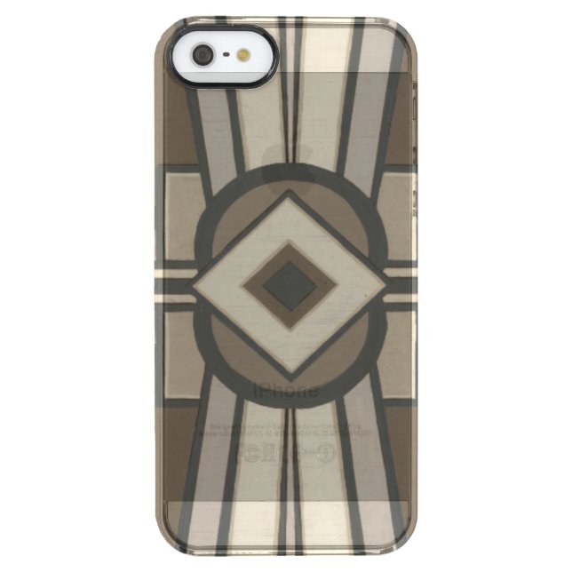 Neutral Deco Panel II Uncommon iPhone Case (Back)