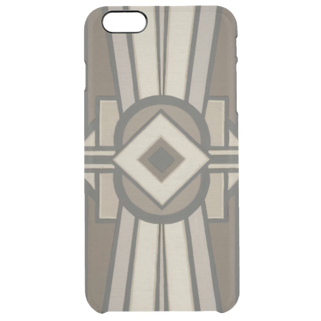 Neutral Deco Panel II Uncommon iPhone Case (Back)