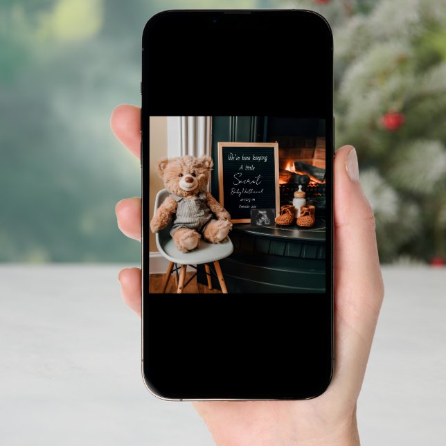 Neutral digital pregnancy announcement  (Front Digital)