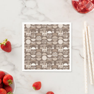 Neutral Earth Brown Nordic Scandinavian Napkins
