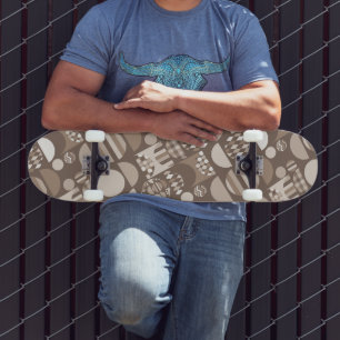 Neutral Earth Brown Nordic Scandinavian  Skateboard