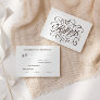 Neutral Earth Tone Calligraphy Wedding Meals RSVP Card