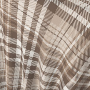 Neutral Earth Tone Plaid Tartan Design  Fabric