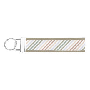 Neutral Earth Tones Wrist Keychain