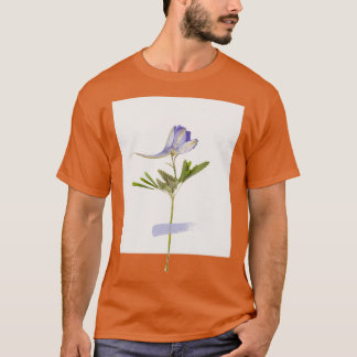 Neutral Earthy Color Abstract Leaf Illustration Ar T-Shirt