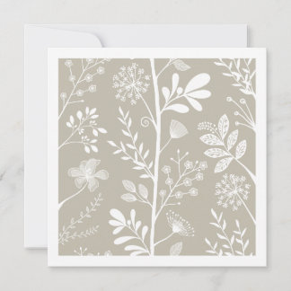 Neutral Enchanted Garden Reverie Floral Card