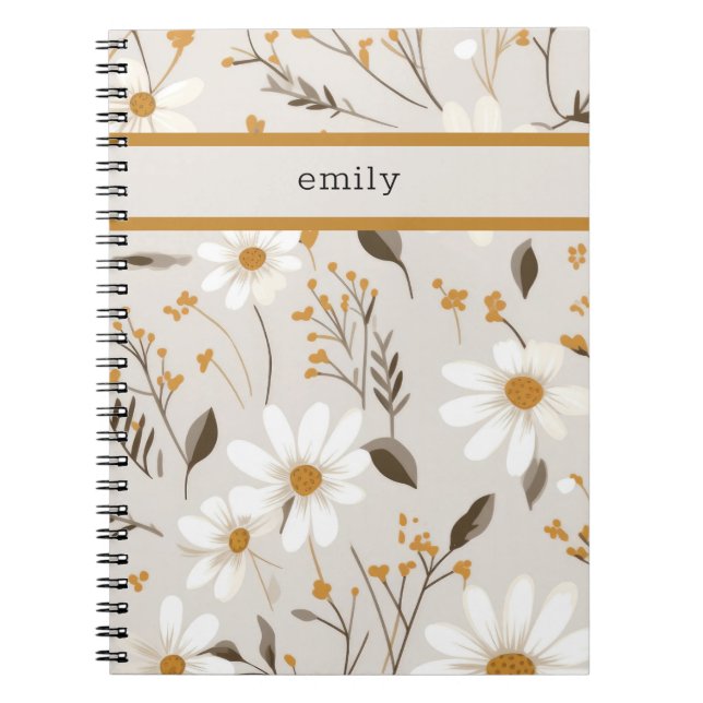 Neutral Fall Foliage Notebook (Front)