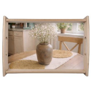 Neutral Farmhouse  Serving Tray