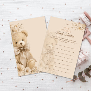 Neutral Floral Baby Shower Family Traditions
