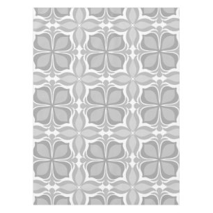 Neutral geolmetrical tiles tablecloth