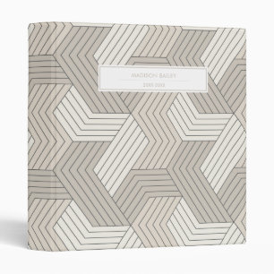 Neutral Geometric – Modern Curriculum Binder