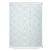 Neutral Geometric soft blue rainbow Lamp Shade (Left)