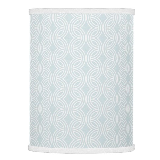 Neutral Geometric soft blue rainbow Lamp Shade (Right)