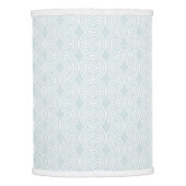Neutral Geometric soft blue rainbow Lamp Shade (Back)