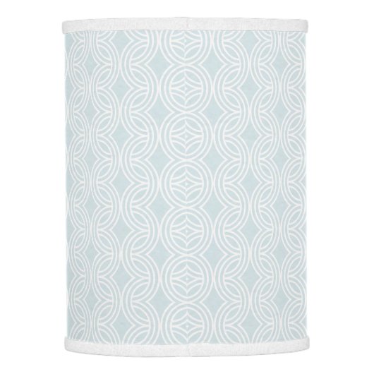 Neutral Geometric soft blue rainbow Lamp Shade (Back)