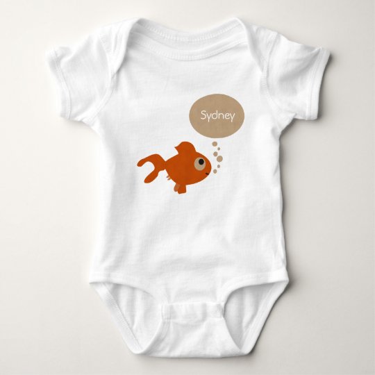 personalised baby bodysuit