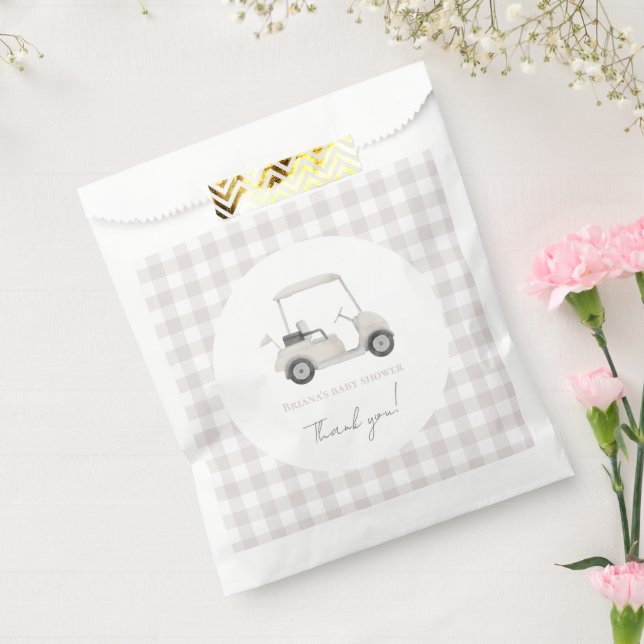 neutral golf baby shower party    favor bag (Sealed)