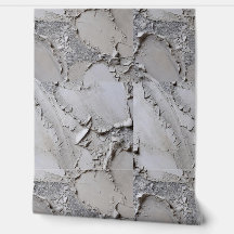 Neutral Gray Textured Stucco Shard Relief