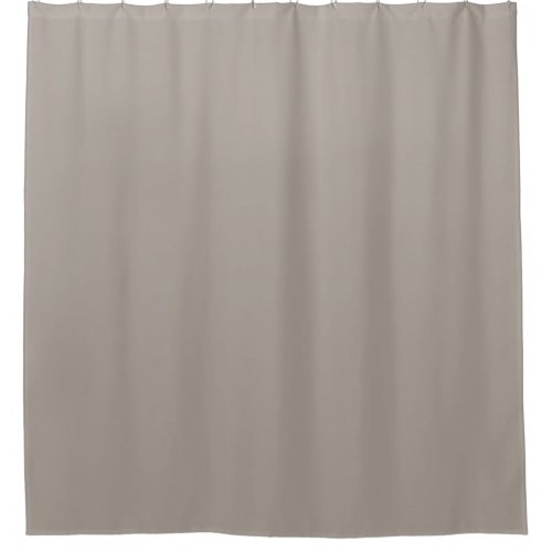 Neutral Grayed Taupe Solid Color Pairs HGSW2475 Shower Curtain