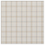 Neutral Grays Creams and Beiges Plaid Pattern Fabr Fabric