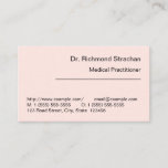 [ Thumbnail: Neutral, Healthcare Specialist Business Card ]