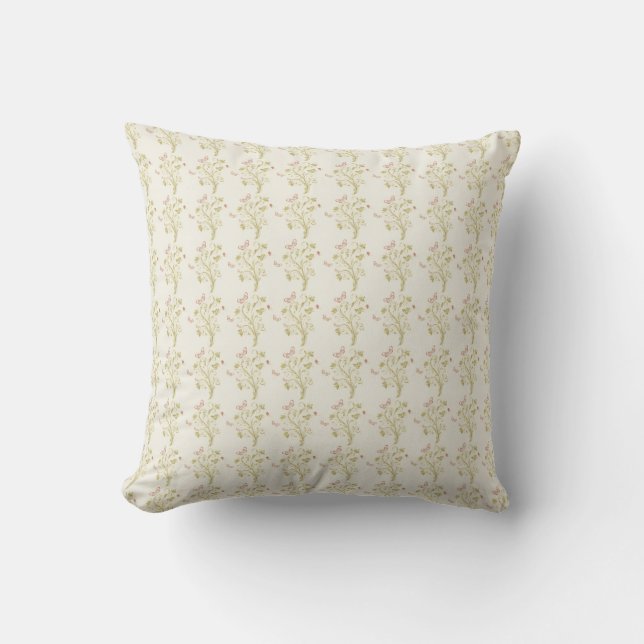 neutral home décor accent  throw pillow (Front)
