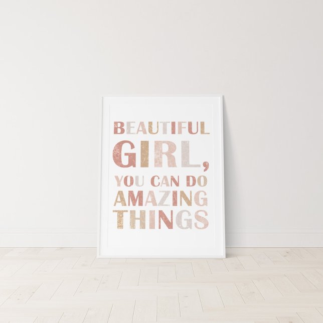 Neutral Inspirational Affirmation Poster for Kids (Creator Uploaded)