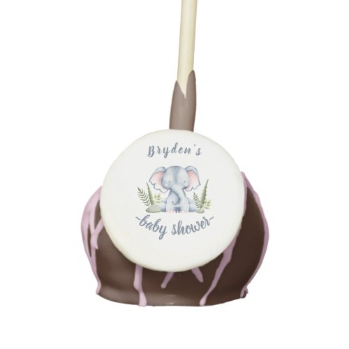 Neutral Jungle Safari Animals Baby Shower Wild On Cake Pops
