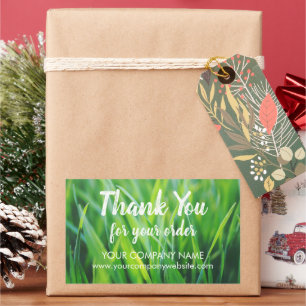 Neutral Landscaping Thank You Sticker