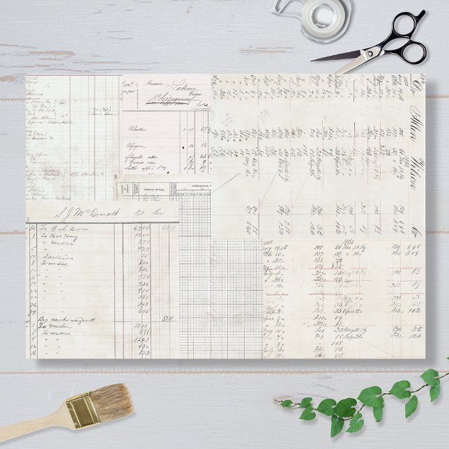 Neutral Ledgers Design Tissue Paper (Creator Uploaded)