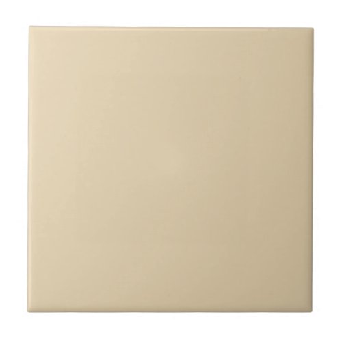 Neutral Light Yellow Cream Solid Color SW 6393 Ceramic Tile