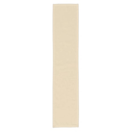 Neutral Light Yellow Cream Solid Color SW 6393 Short Table Runner