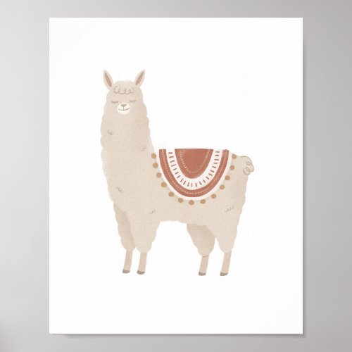 Neutral Llama Boho Nursery Decor