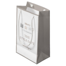 Neutral Merry Christmas Minimalist Boutique Shop