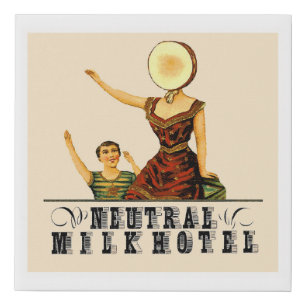 Neutral Milk Hotel Album Rock Band Faux Canvas Print