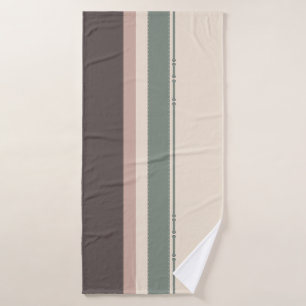 Neutral Minimalist Striped – Simple and Sleek Bath Towel Set