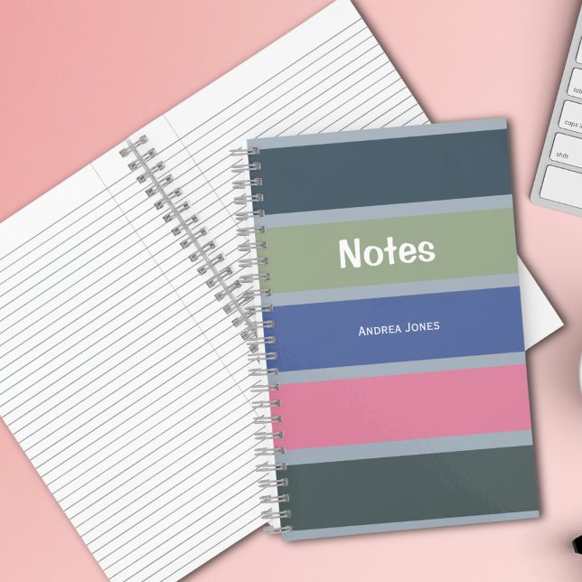 Neutral Monogrammed Full Name Notes Notebook (Creator Uploaded)