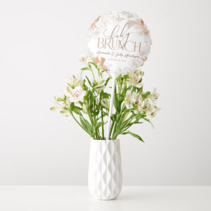 Neutral Pampas Baby Brunch Baby Shower Balloon