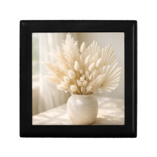 Neutral Pampas Grass Boho Arrangement Gift Box