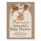 Neutral Pampas Grass Teddy Bear Welcome Sign