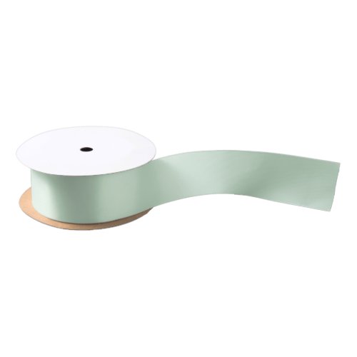 Neutral Pastel Green D1ECD5 Satin Ribbon