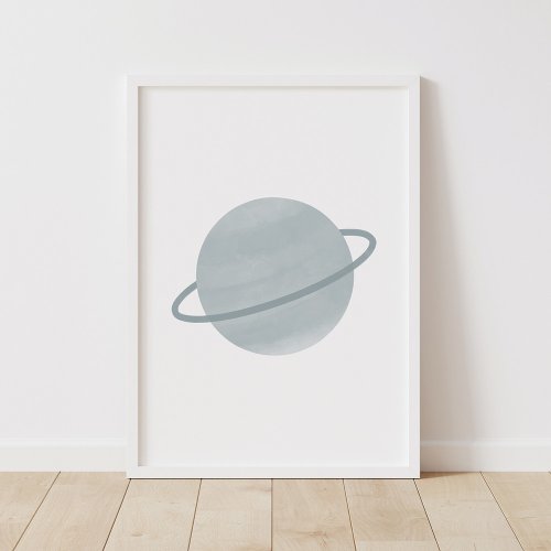 Neutral Planet Outer Space Kids Room Decor