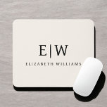 Neutral Professional Simple Monogram Minimalist Mouse Pad<br><div class="desc">Introducing our Elegant Professional Simple Monogram Minimalist Collection: Elevate your style with timeless sophistication and understated elegance. Crafted with meticulous attention to detail, this collection features minimalist designs adorned with your personalized monogram. Each piece exudes professionalism and refinement, perfect for making a lasting impression in any setting. From sleek stationery...</div>