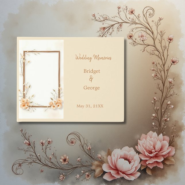 Neutral rustic Botanical Wedding Guest Book (Creator Uploaded)