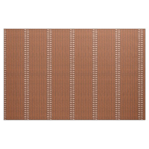 Neutral rustic terracotta moroccan ikat carpet  fabric