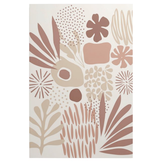 Neutral Serenity: Earthy Boho Vibes Gallery Wrap (Front)