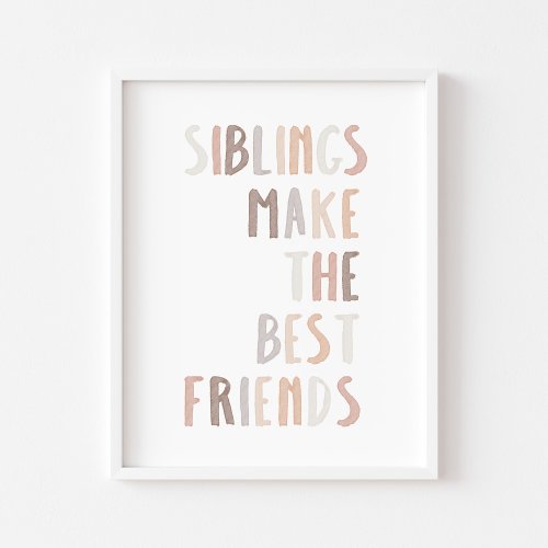 Neutral siblings make the best friends print