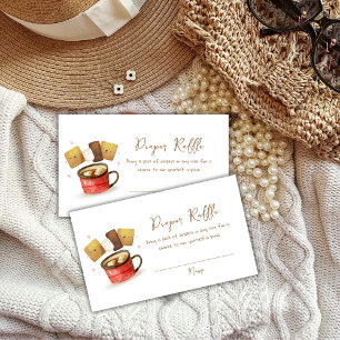 Neutral S'more Fun Diaper Raffle Baby Shower Enclosure Card